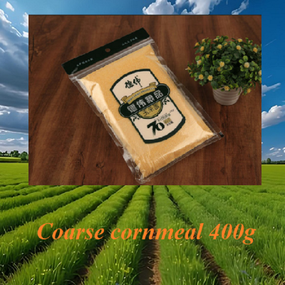 Coarse cornmeal, fine cornmeal
