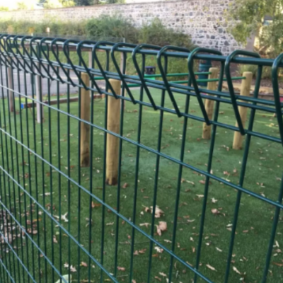Cerca de Jardim de Ferro Forjado de Alta Seguran?a Personalizável | Cerca de Contorno Anti-Escalada