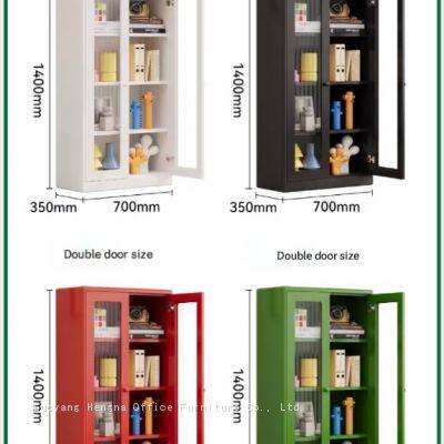 Nordic Design Metal Side Cabinet-CBT695 |Rounded Edges& Anti-tipping Design for Bedroom & Entryway-