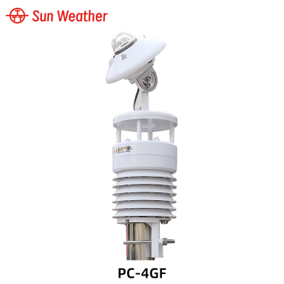 PC-4GF Complete Industrial Meter Solar PV Weather Monitoring Station With Meteorological Sensor