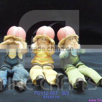 Resin Apple Harvest Festival Figurine Crafts