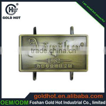 New Product Made in China Promotion Brass Metal Logo Plate, Metal Tags for Furniture photo-6