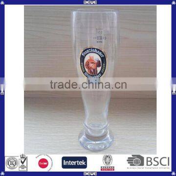 popular custom brand empty beer glass