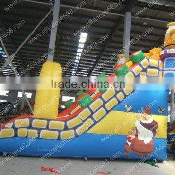 Top Quality Inflatable Pvc Slide Custom Factory, Cheap Inflatable Water Slide With Pool