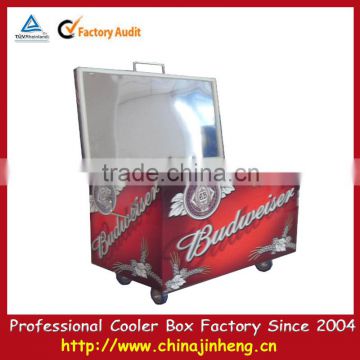 wine cooler with wheel