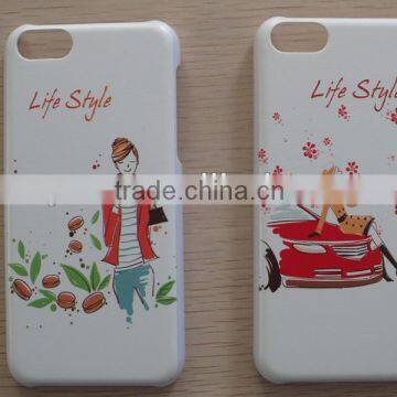 Customized UV printing case with rubber coated phone case, 2013 newest mobile phone case with factory price in SZ