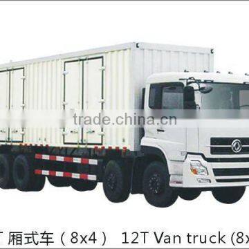 Dongfeng 12T 8*4 van truck Africa