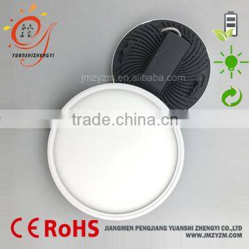 New round 15W slim LED ceiling panel light aluminum plastic