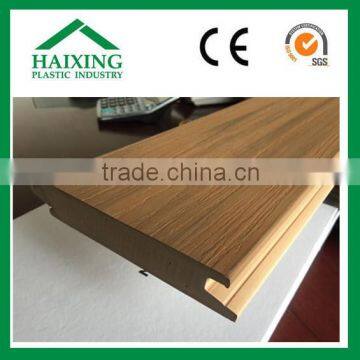 outdoor PVC foam wall panel/waterproof pvc profile decking/pvc foam decking exterior