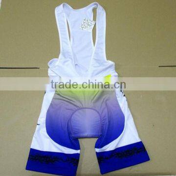 Custom padded cycling shorts/Lyca cycling jersey and shorts/High quality cycling bib shorts