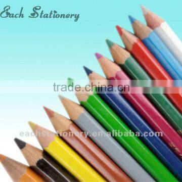 12pcs 7" multi wooden color pencil in jumbo color