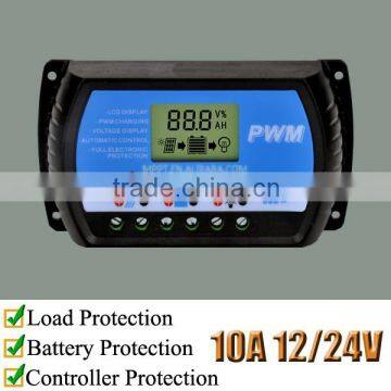 10 Amps LCD solar street light controller, 12V 24V automatic, RTD1210, with good price and good quality