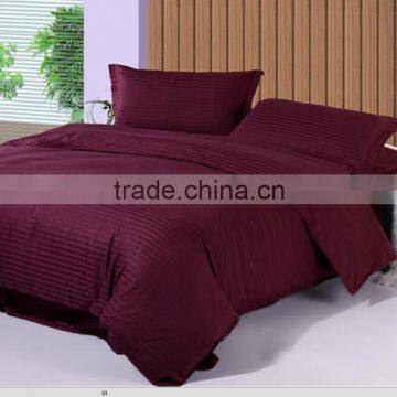 100%cotton 4 Piece Fitted Sheet Hotel Bedding Set photo-3