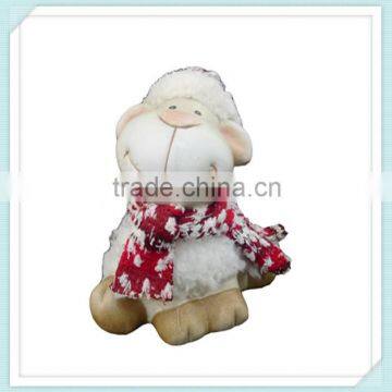 christmas sheep clay crafts