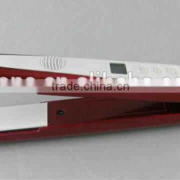 High quality Aluminum Plate Type and LCD Display fast hair straightener