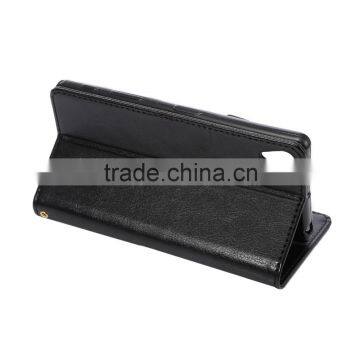 High Quality PU Leather Case for Sony Xperia X Flip Case With Card Slot KDS Sheep Grain Leather Wallet Cover MT-5812 photo-6