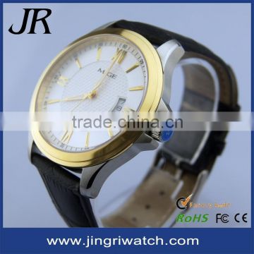 Factory customize watch wrist fashion quartz japan movt quartz stainless steel watch water resistant