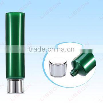 Face Lotion Cream PE Tube With Transparent Acrylic Cap