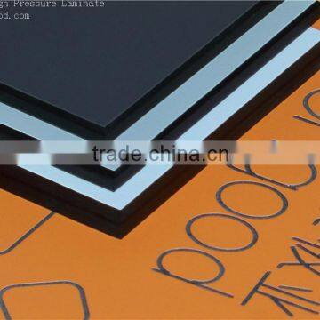 2016 fashional style matte surface finishing compact laminate HPL building materials