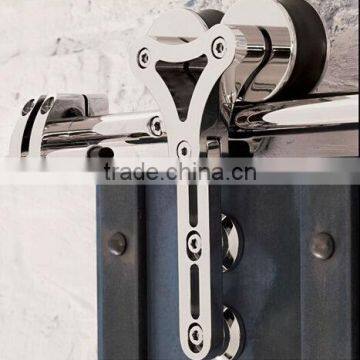 Elegent wooden bedroom sliding barn door hardware