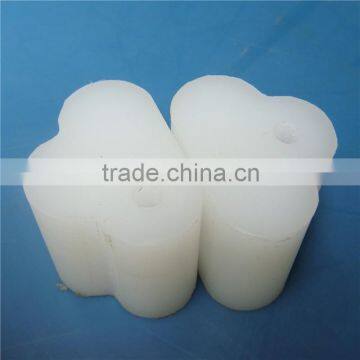 wholesale CNC machining plastic white high density uhmwpe part manufacturer