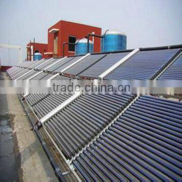 vacum tube solar collector project for swimming pool