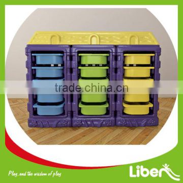 plastic children toy storage for preschool LE.SK.029