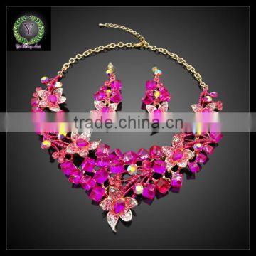 2016 New Arrival African Gold Plated Jewelry set which for Wedding jewelry set Match Clothes KHK902