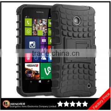 Keno For Nokia Lumia 630 / 635 Sturdy Heavy Duty Shockproof Dual Case Cover