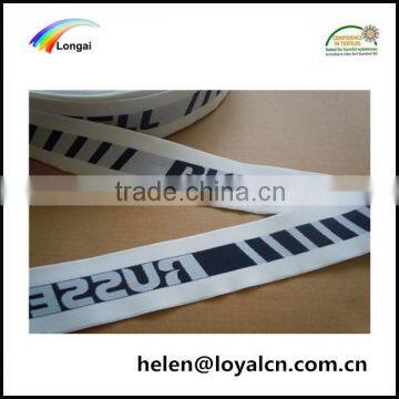 Eco-friendly garment wholesale jacquard polyester elastic webbing