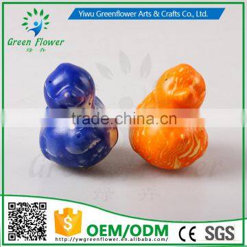 Greenflower 2016 Wholesale artificial animal little yellow duck China handmake forma animal for school resturant decoration