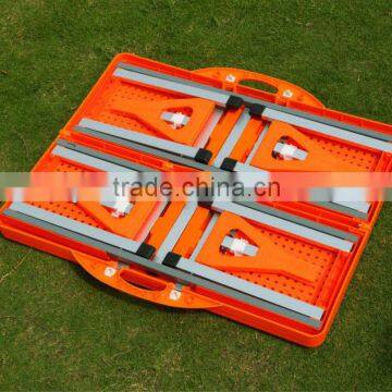 Outdoor Folding ABS Plastic Picnic Table With 4 Seats Color Orange Quality Choice photo-3