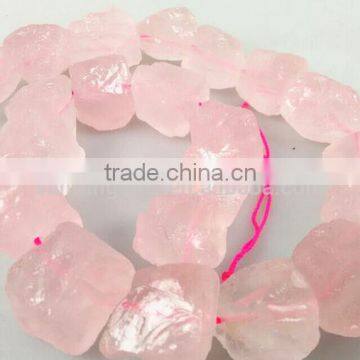 Natural Rough Nugget Madagascar Rose Quartz photo-4