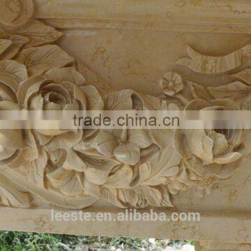 China High Quality Luxury Natural Stone Fireplaces photo-5