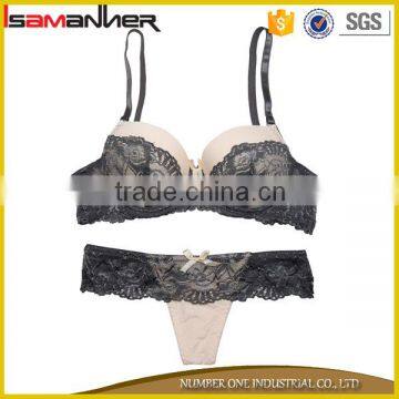 Bra and Panty Set Micro Fiber Lace T back G string Young Girl Sexy Teen Bra Panty