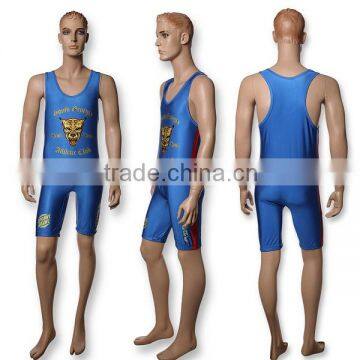 Customized Sublimation Tank Top Wrestling Singlet with cheap price