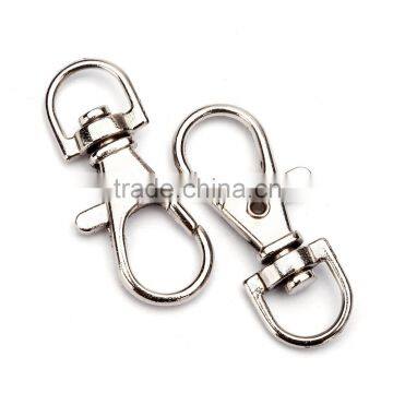 TOP Quality Nickle Plated Lobster Claw Swivel Clasps 38mm 20pcs per Bag for Key Ring (Approxi 1 1/2 * 2/3 inch)