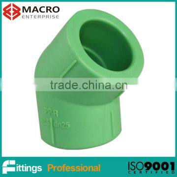 DIN Standard Green PPR Plastic Water Pipe Fittings