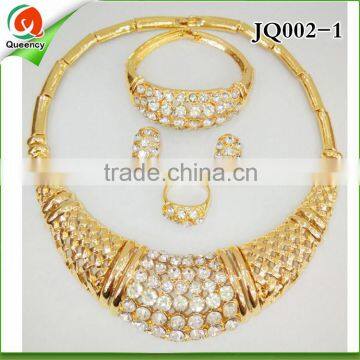 wedding gold jewelry sets, african gold plated jewelry sets JQ002-1