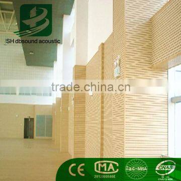 Sound absorption panel Shanghai wood acoustic product for Gymnasium