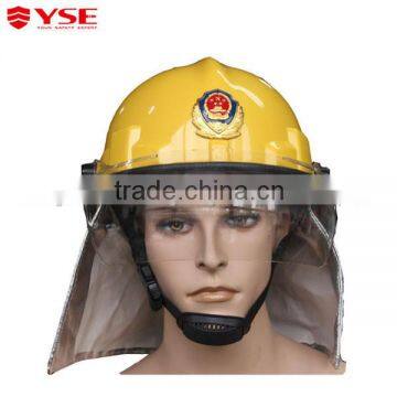 Firefighting safety helmet with face shield for safety working