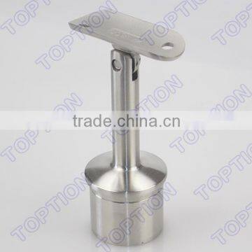 Stainless steel handrail balustrade adjustable round post support adjustable handrail bracket