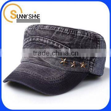 Sunny Shine fashion funny blank rivet men cowboy hat wholesale trucker cap and hat