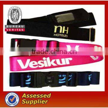 high quality customized luggage belt/strap/lanyards