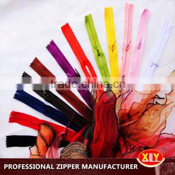 2015 hot sale reversible coil invisible zipper