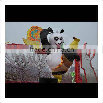 Chinese Traditional Silk Kungfu Panda Lantern