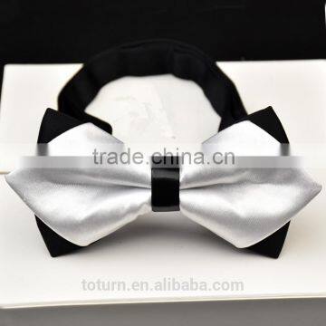 Online Shopping Wholesales China White Wedding Bow Tie With Silk Fabric Supplier's Choice