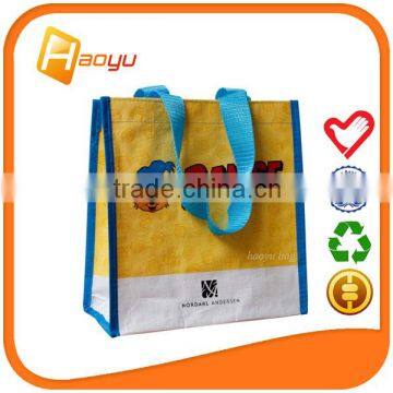 Laminate packaging pp bag as cloth tote bag