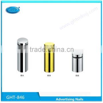 supply copper screwed advertising nail, mirror decorative nail