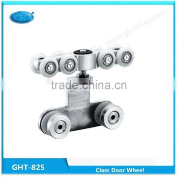 heavy duty 4/rollers hanging glass wheel cantilever gate carriage hanging wheel